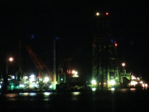 夜の作業船20121109